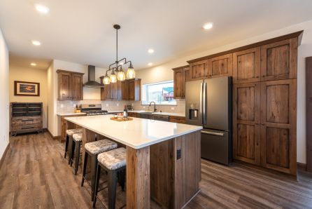 Eat-in kitchen island perfect for entertaining